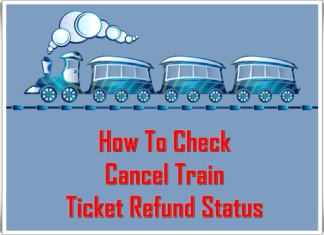 Cancel Train Ticket Refund Status Check