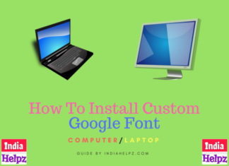 How To Install Custom Font in PC