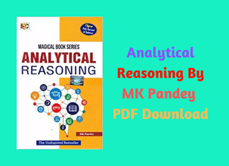 Analytical Reasoning By MK Pandey PDF Free Download